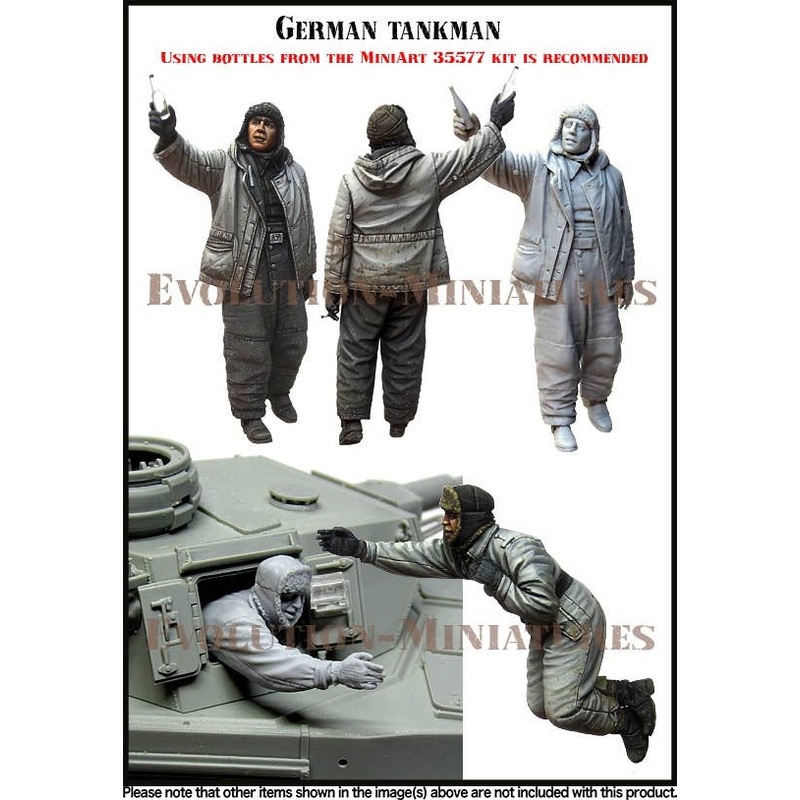 1/35 WWII German Winter Tank Crew Set Valuable Supply (2 Body Set)