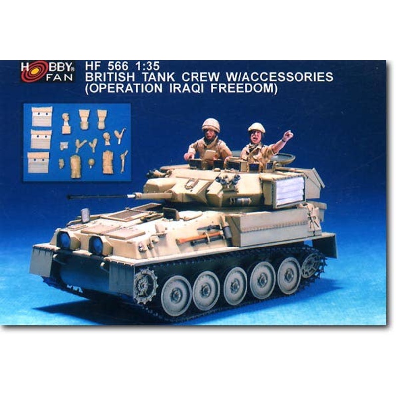 1/35 British Tank Crew w/Accessories OP Iraqi Freedom