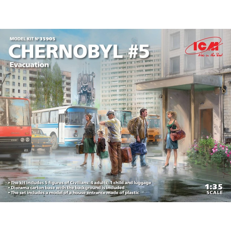 1/35 Chernobyl # 5 Evacuees Set