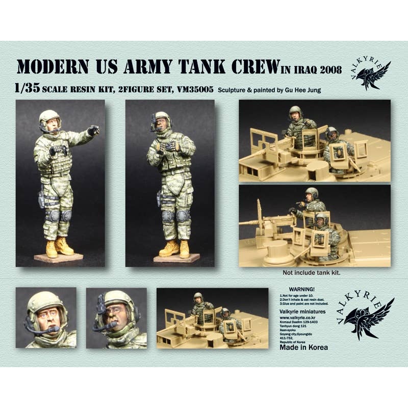 1/35 Current USA Tank Crew Set 2008 Iraq (2 Pieces)