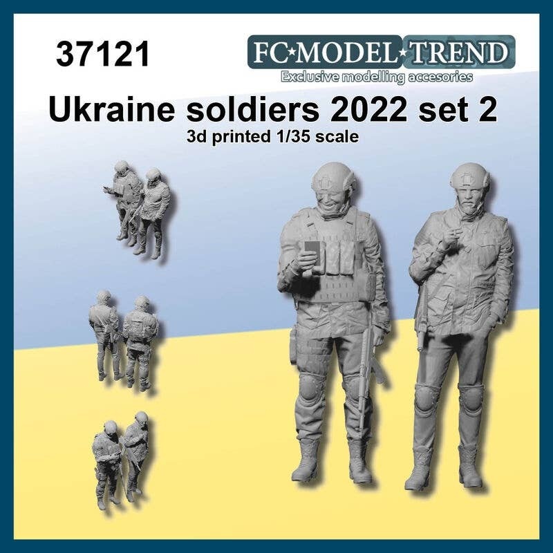 1/35 Current Use Ukrainian Infantry (2022) Set #2 (2 pieces)