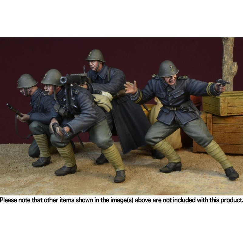 1/35 De Zwarte Duivels Black Devils WWII Dutch Army, Rotterdam 1940