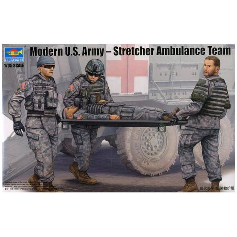1/35 Modern U.S. Army Stretcher Ambulance Team