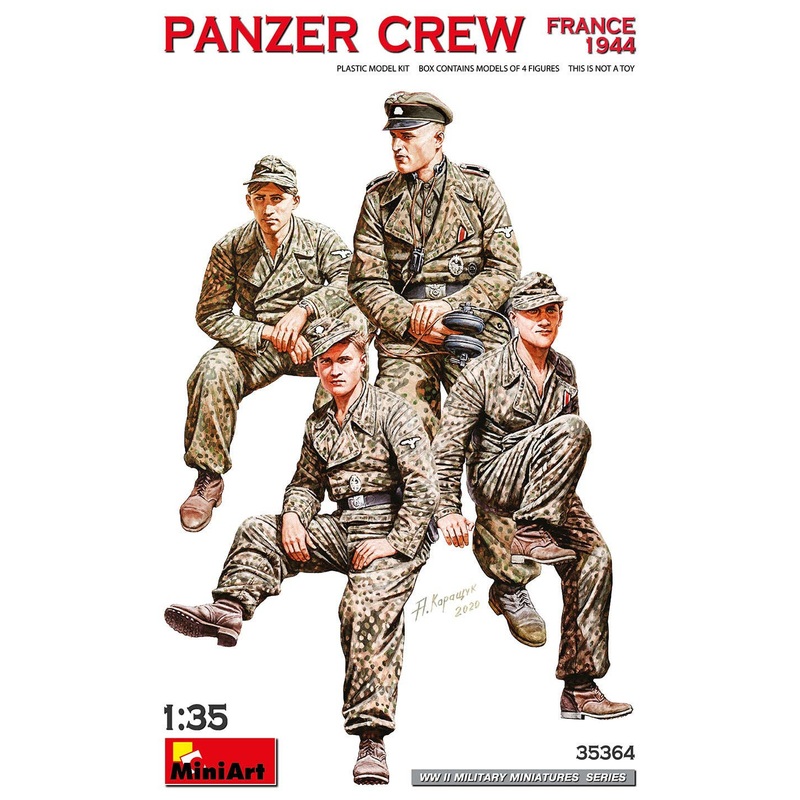 1/35 Panzer Crew. France 1944 Figure (Set of 4)