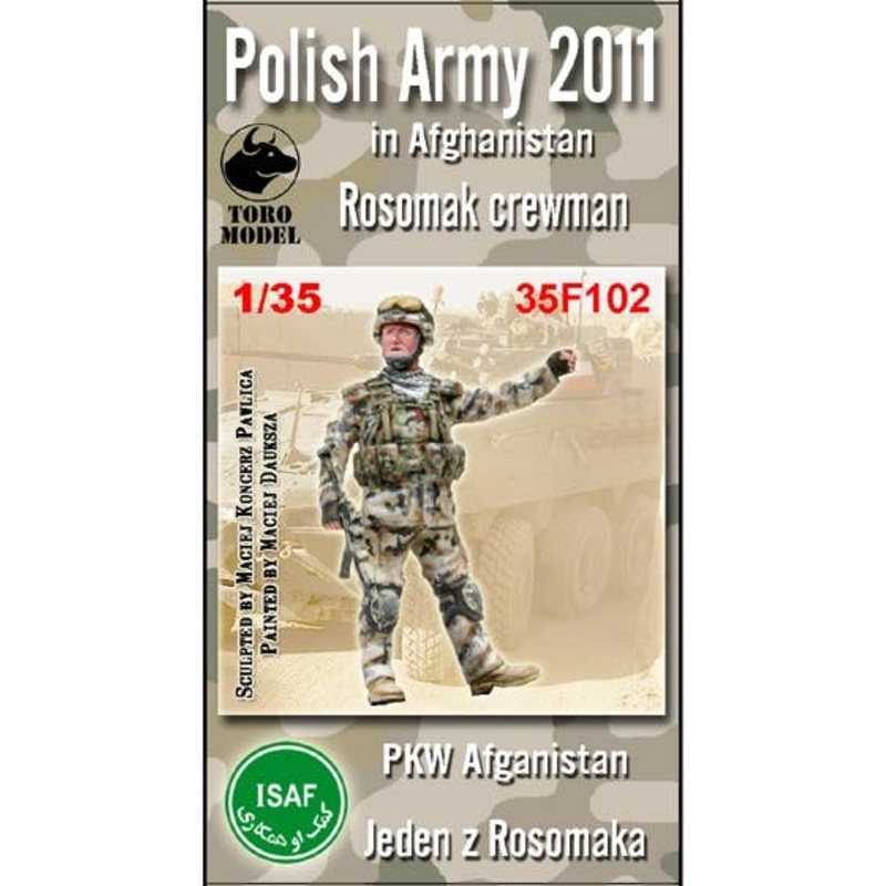1/35 Polish Army in Afghanistan 2011 Rosomak Crewman (with Decals)