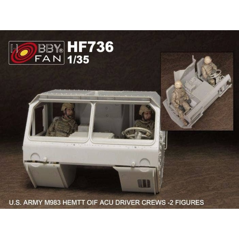 1/35 U.S. Army M983 Hemtt OIF ACU Driver Crews - 2 Figures