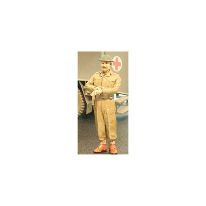 1/35 WW2 British Officer #1 (Helmet/Watch)