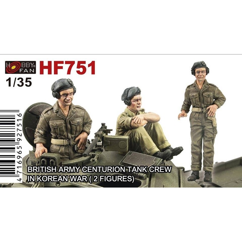 1/35 British Army Centurion Tank Crew (Korean War) 2 Figures
