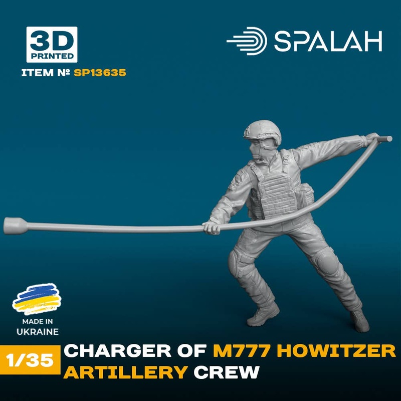 1/35 Charger of M777 Howitzer Artillery Crew