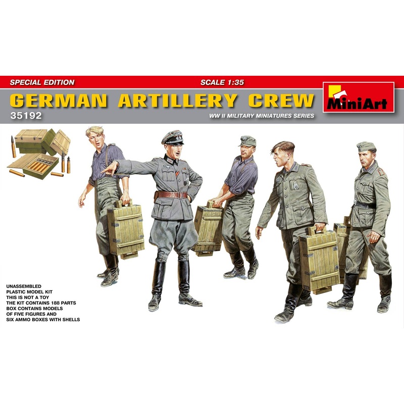 1/35 German Artillery Crew Special ver. (5PK)