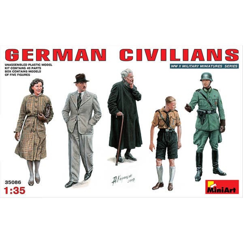 1/35 German Civilians (5 Figures)