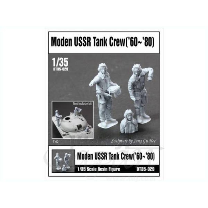 1/35 Modern USSR Tank Crew (1960s-80s) (3pcs)