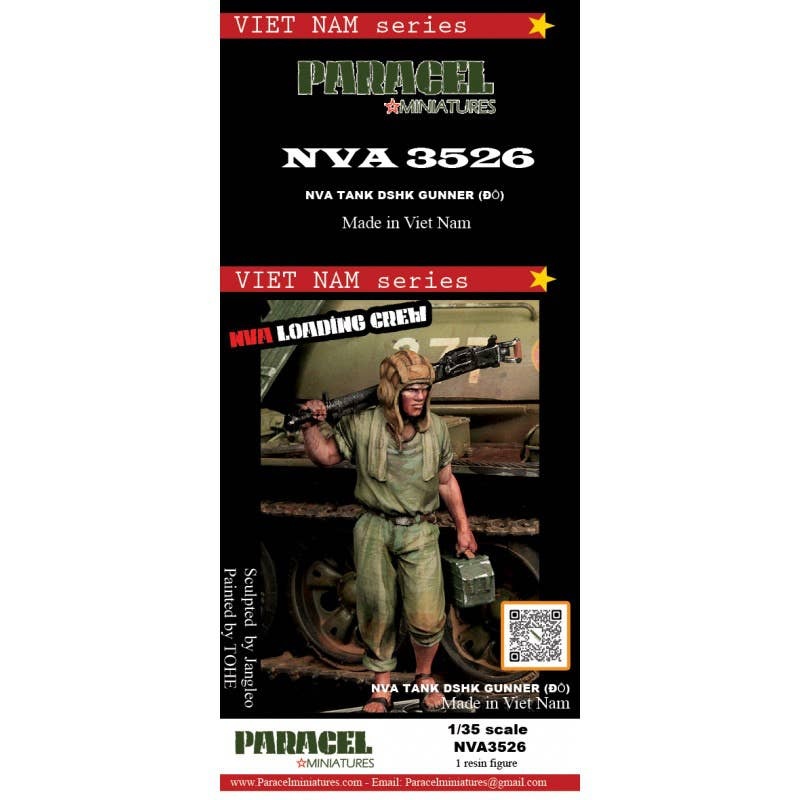 1/35 NVA Tank LOADING Crew ( DSHK guner ) DO