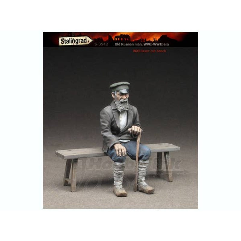1/35 Old Russian Man, WWI-WWII Era