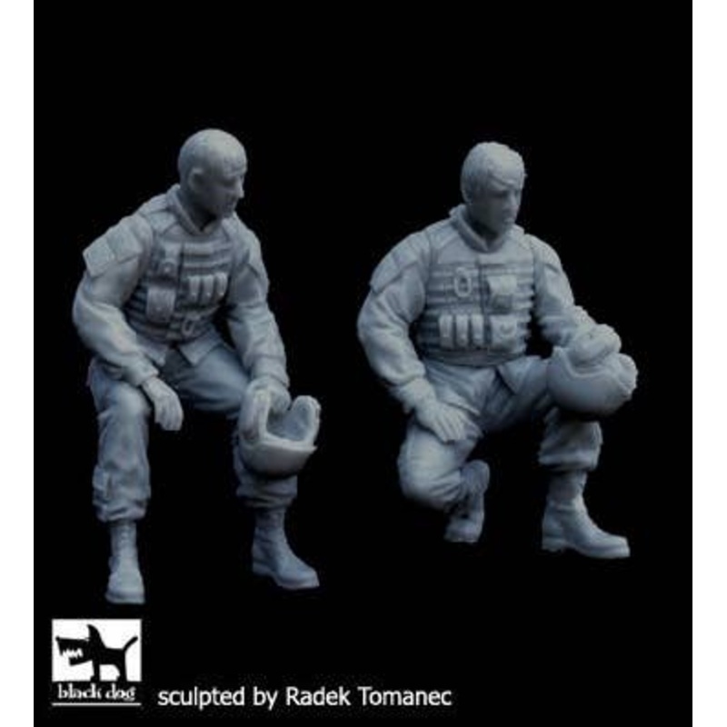 1/35 US Modern Tank Crew Set #2 (HAUF35141 & HAUF35142)