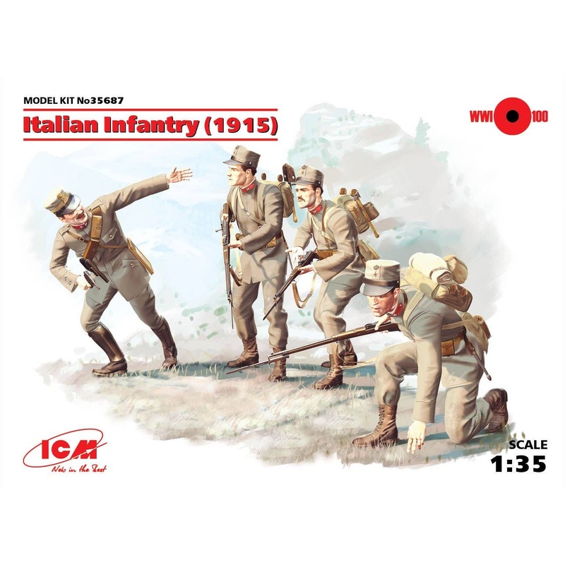 1/35 WWI Italian Infantry (1915)