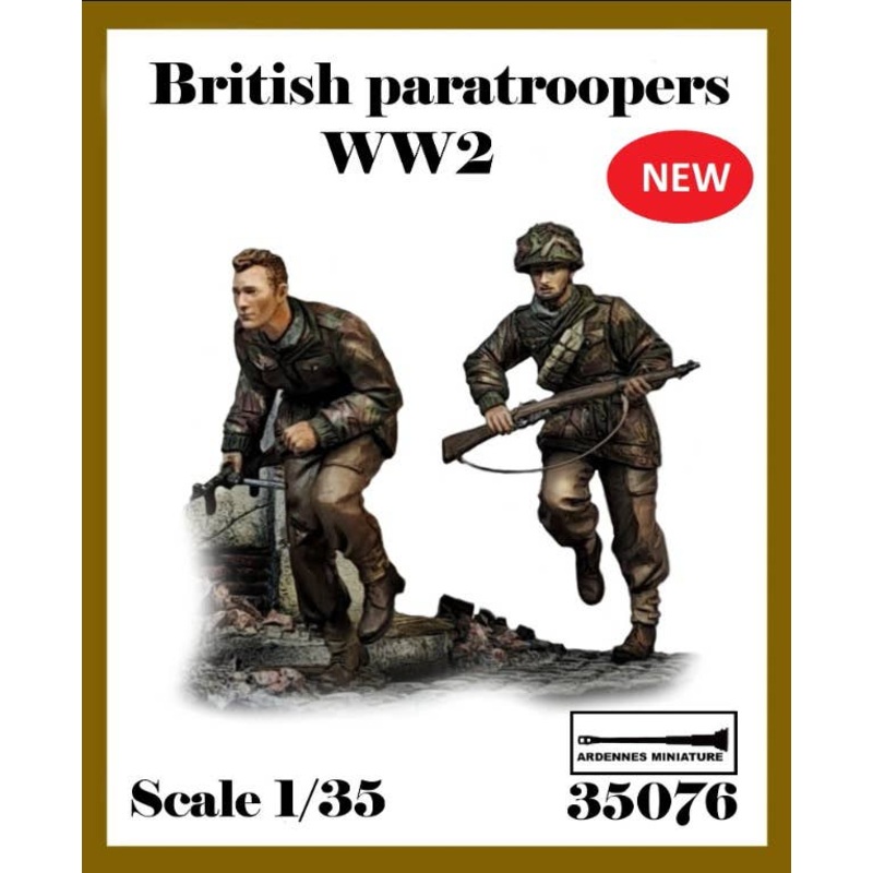 1/35 WWII British Paratroopers Set (2pieces)