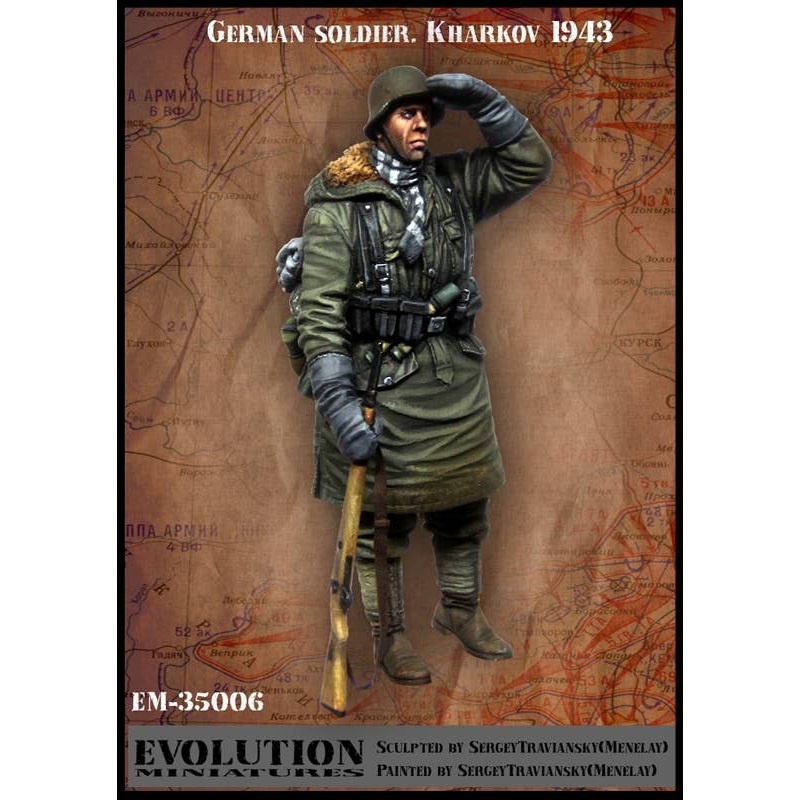 1/35 WWII German Army Infantry Stopping Infantry Kharkiv Winter 1943