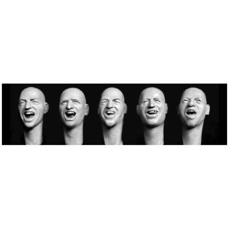 1/35 5 Bare Heads with Jubilant Faces