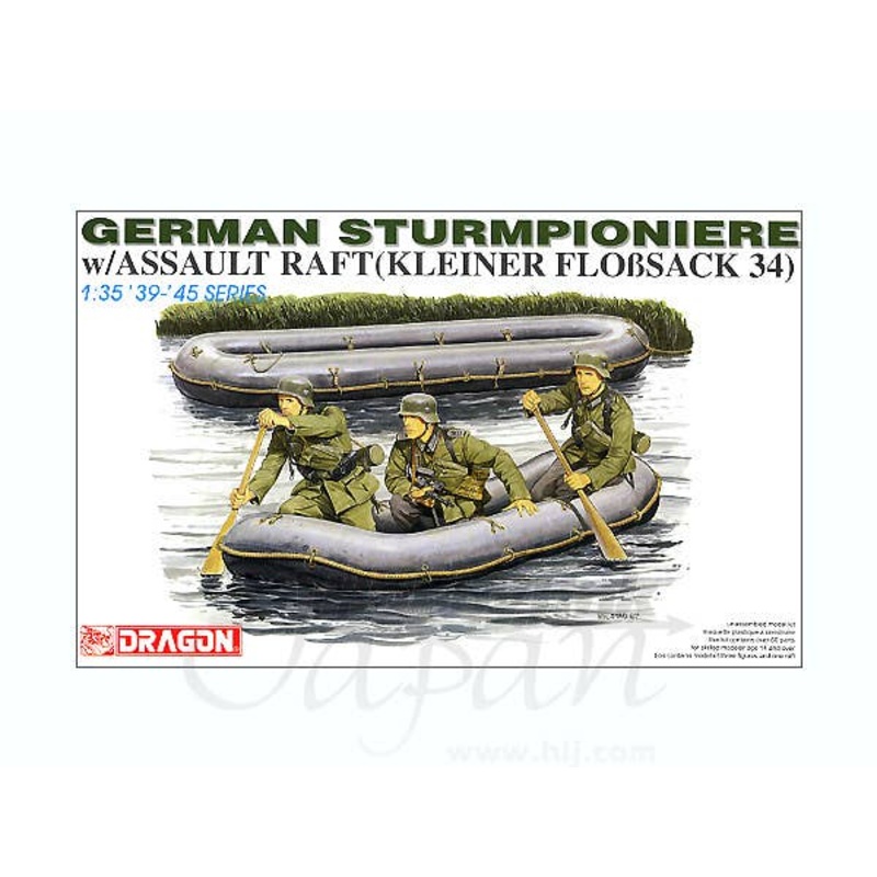 1/35 German Sturmpioniere w/Assault Raft (Kleiner Flobs