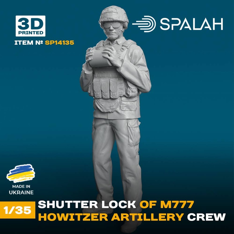 1/35 Shutter Lock of M777 Howitzer Artillery Crew