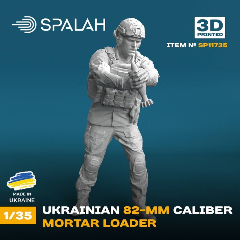 1/35 Ukrainian 82-mm caliber mortar loader