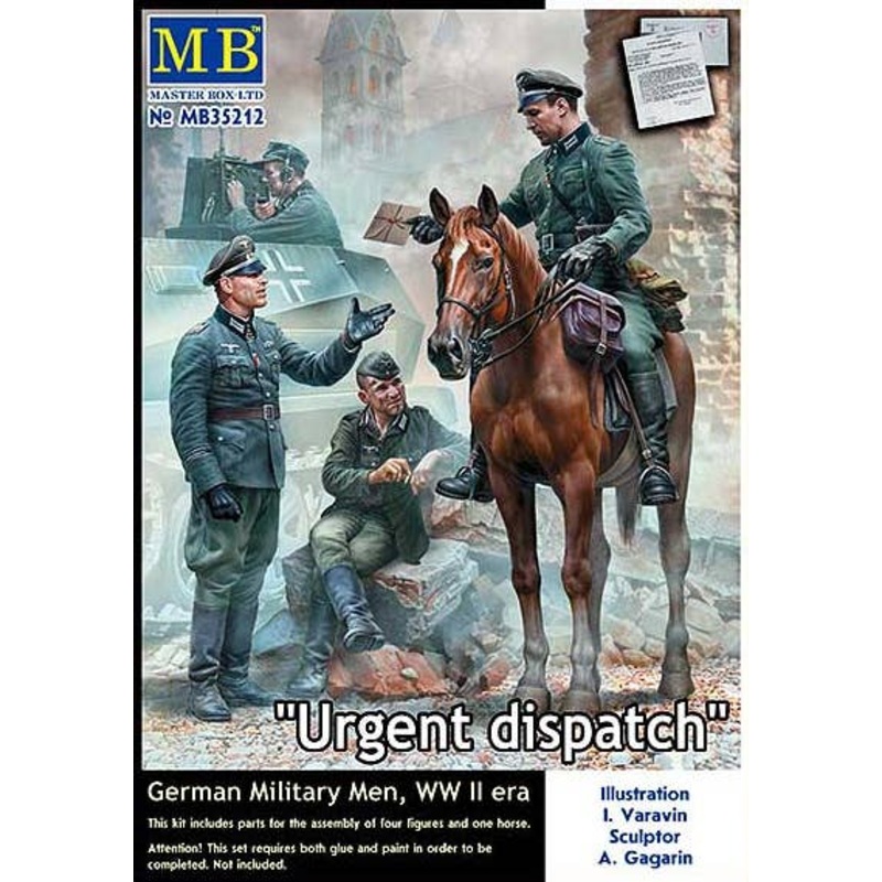 1/35 Urgent Dispatch German Military Men, WW II era