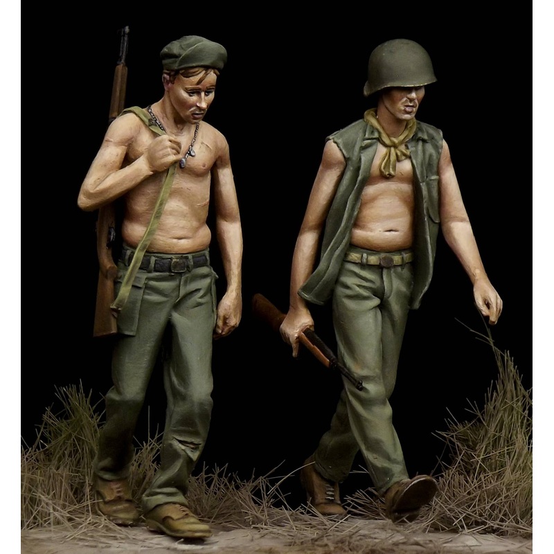 1/35 US Marine Corps Soldiers WWII TB-35106 (TBO35104 + TBO35105)