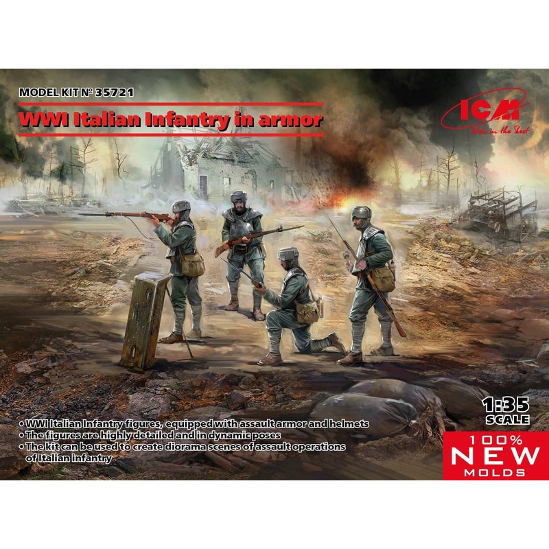 1/35 WWI Italian Armored Infantry