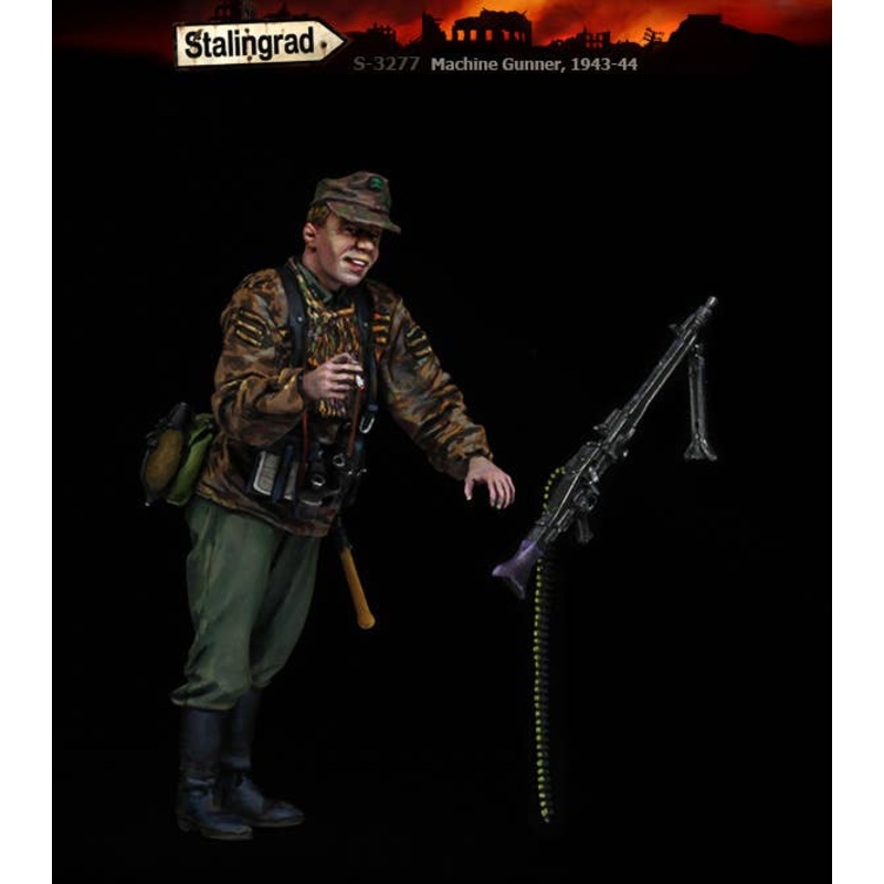 1/35 WWII Germany Standing Machine Gunner 1943-44
