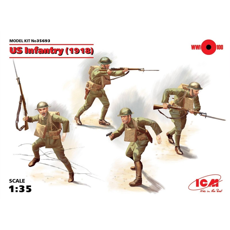 1/35 American Foot Soldier (1918)