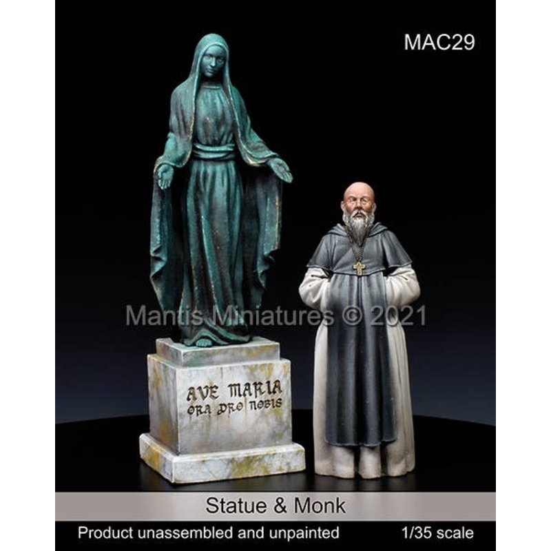 1/35 Blessed Statue of Our Lady and Monks