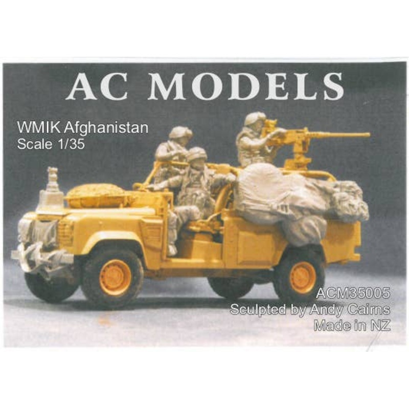 1/35 Current British Land Rover WMIK Afghanistan Crew & Cargo Set (3 Crew Members Included)