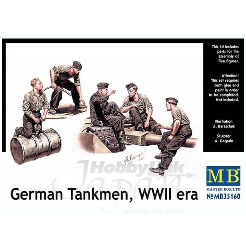 1/35 German Tankmen, WWII era
