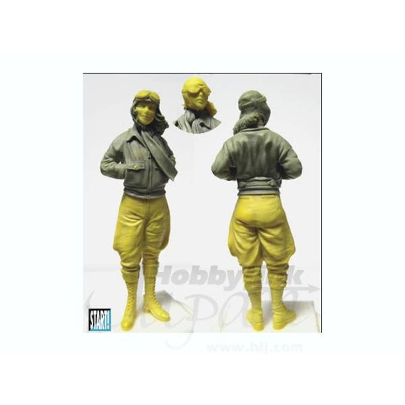 1/35 Woman Rider (w/2 Heads)