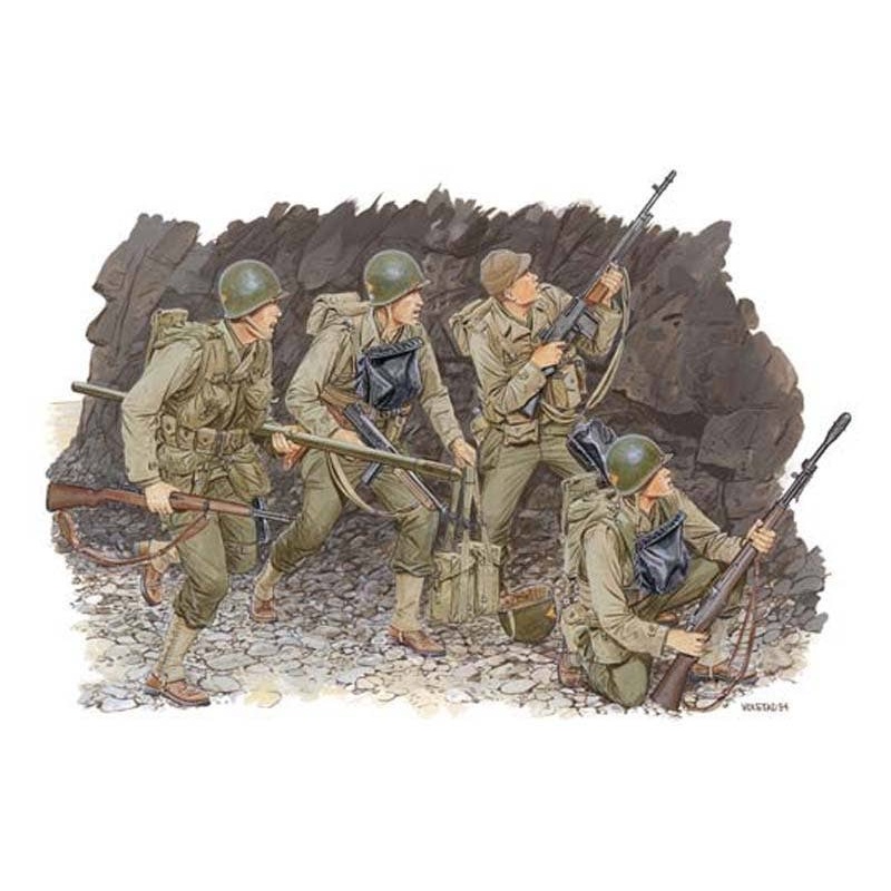1/35 WW.II US Army Rangers Normandy 1944