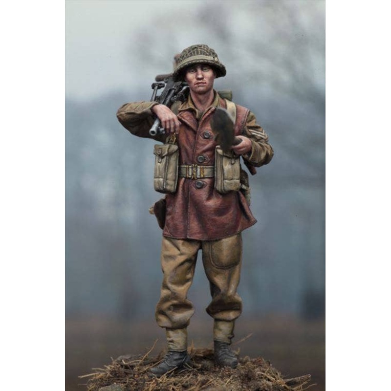 1/35 WWII British Commonwealth Forces Bren Machine Gunner 1944
