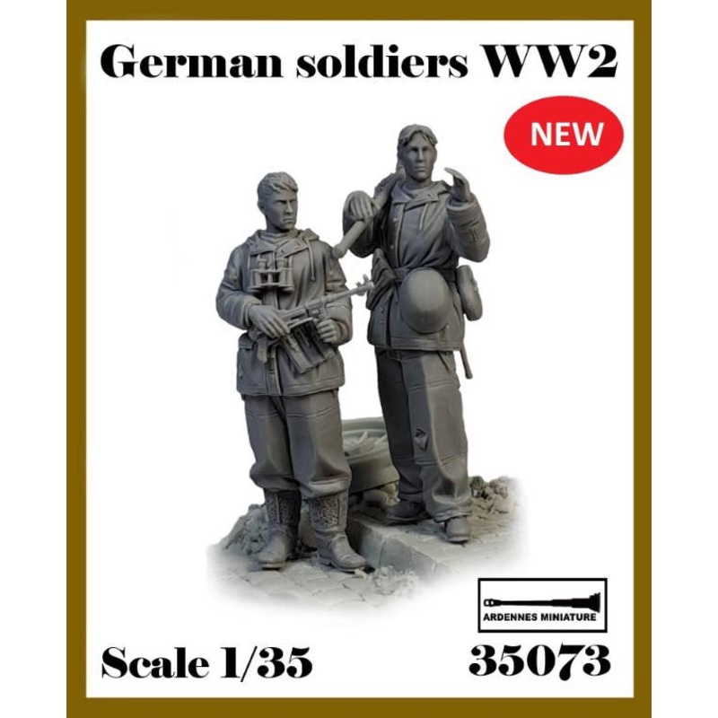 1/35 WWII German Winter Equipment Soldier Set (2pieces)