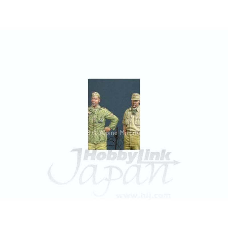 1/35 German DAK Panzer Crew Set (2 figures w/4 heads)