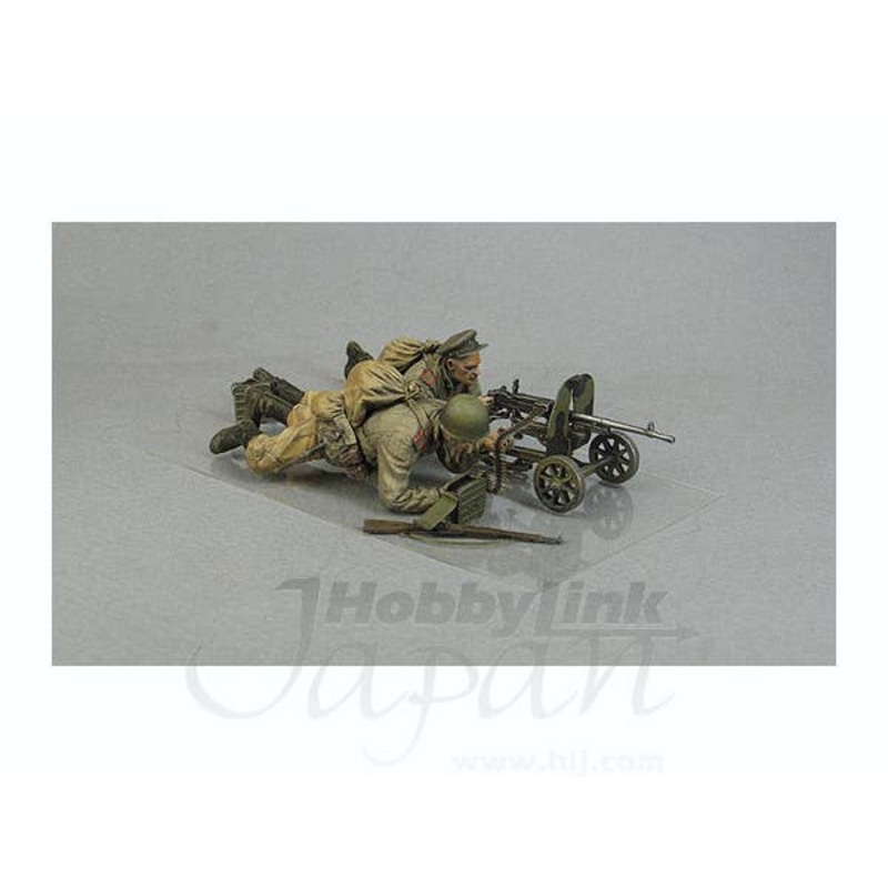 1/35 Soviet Machinegunners w/7.62mm MG SG-43 1943-45 (2 figures)