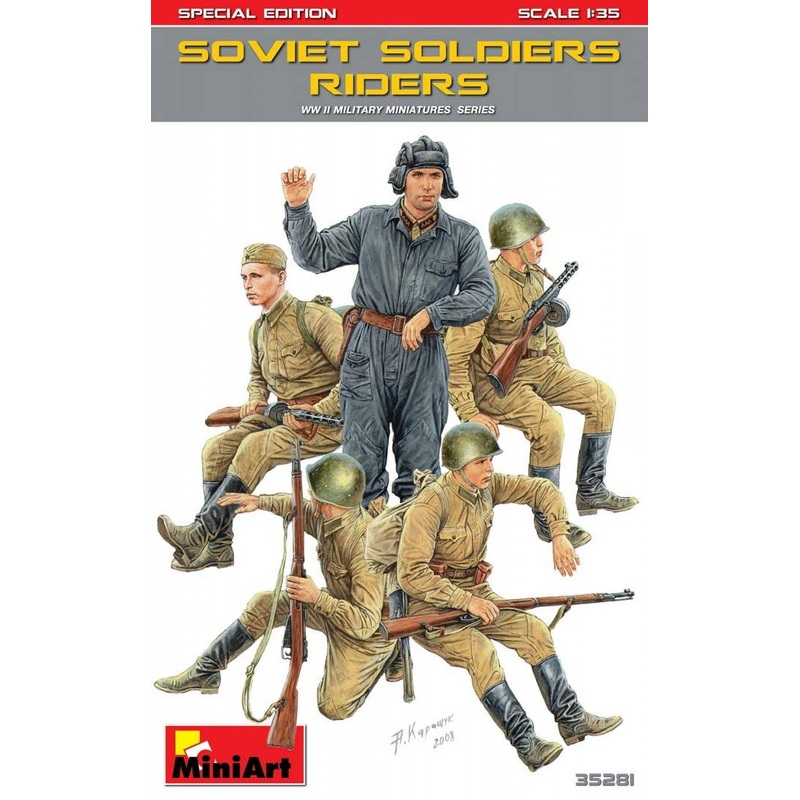 1/35 Soviet Soldiers Riders Special Edition