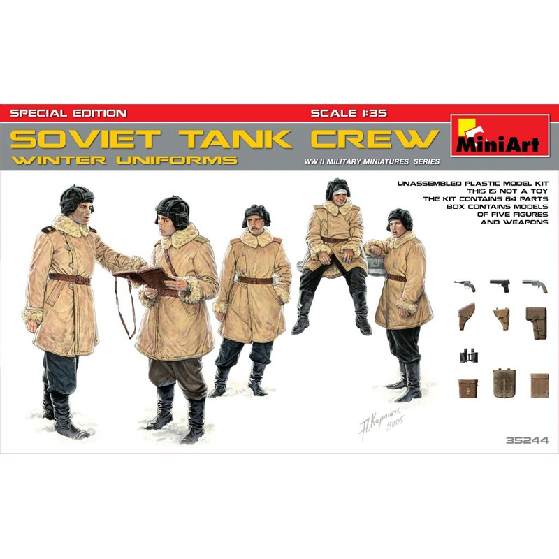 1/35 Soviet Tank Crew Winter Uniforms Special Edition