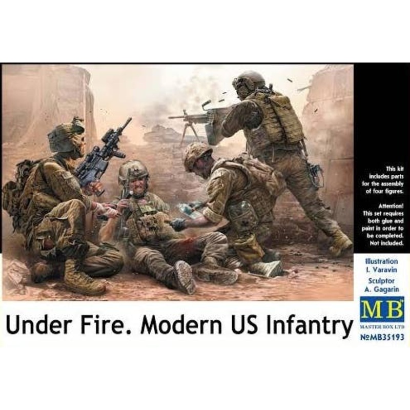 1/35 Under Fire. Modern US Infantry