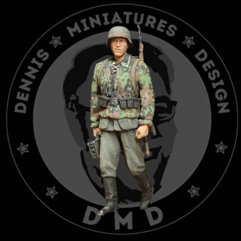 1/35 WW2 Waffen SS Sturmann Willi w/MG tripod 1942