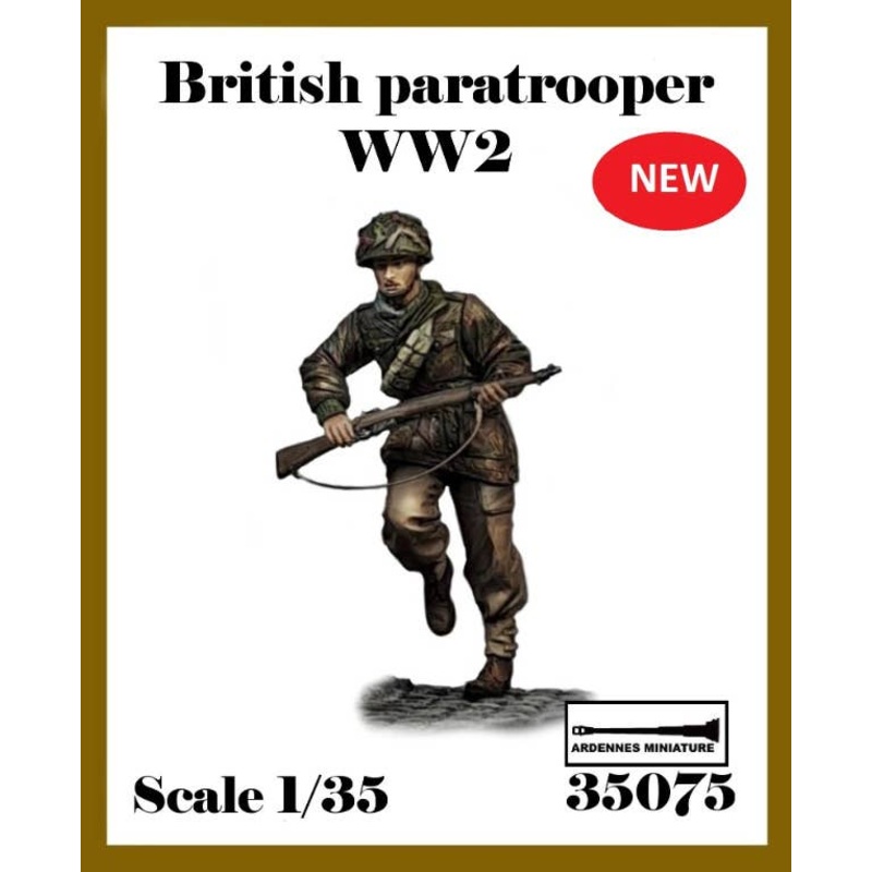 1/35 WWII British Paratrooper With Lee-Enfield Rifle