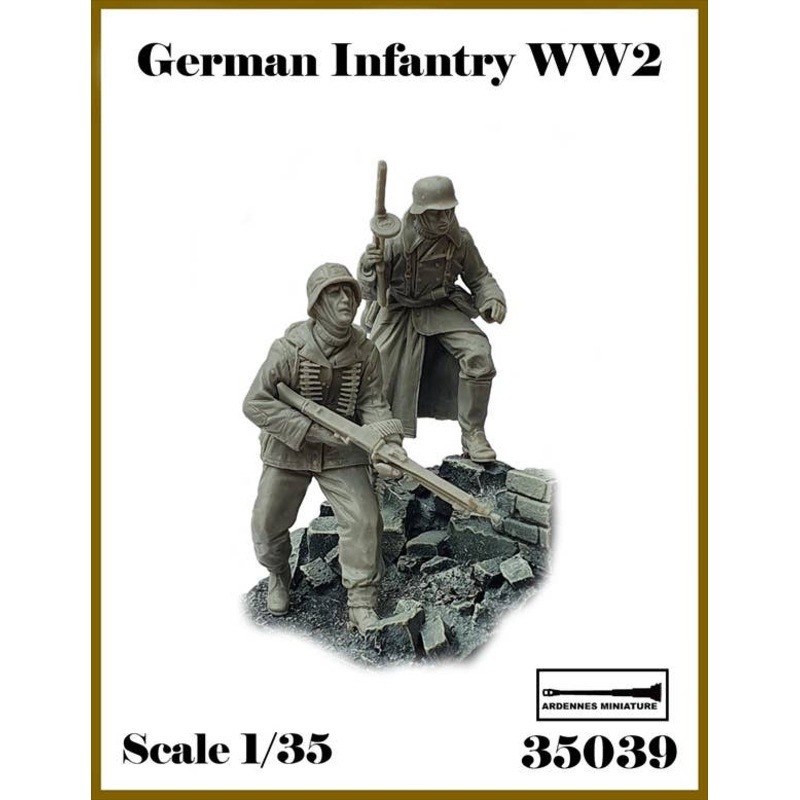 1/35 WWII German Infantry #3 Eastern Front Set (2pcs)