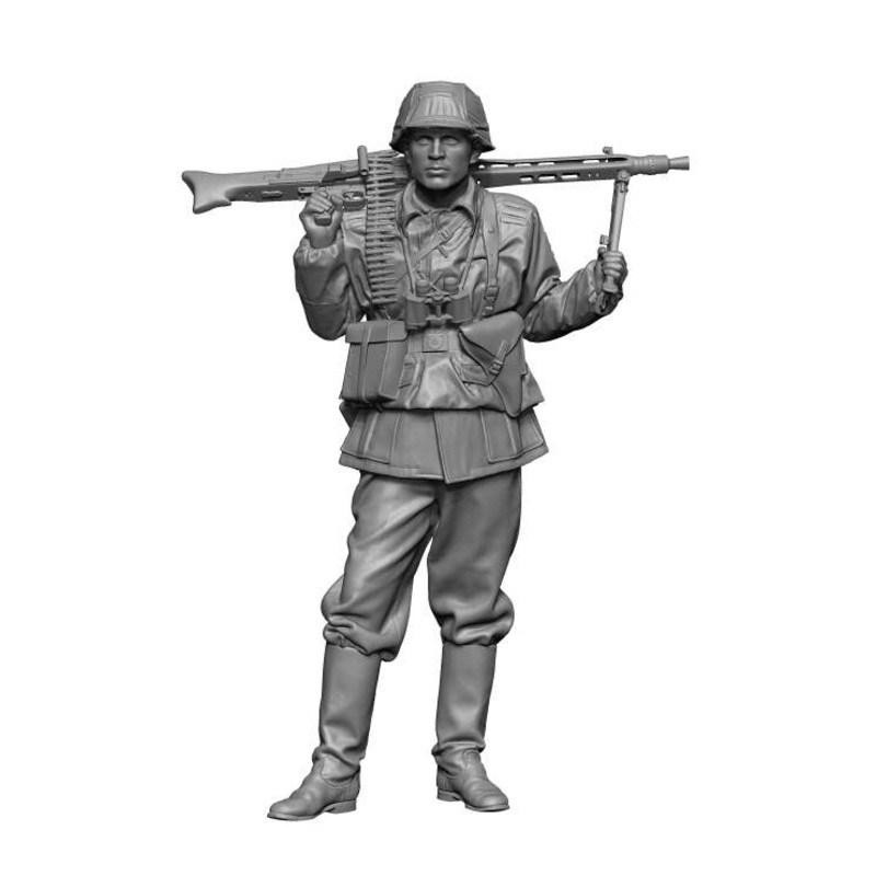 1/35 WWII German MG42 Machine Gunner