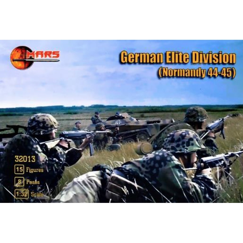 1/32 German Elite Division, Normandy 1944-45 (15 figures)