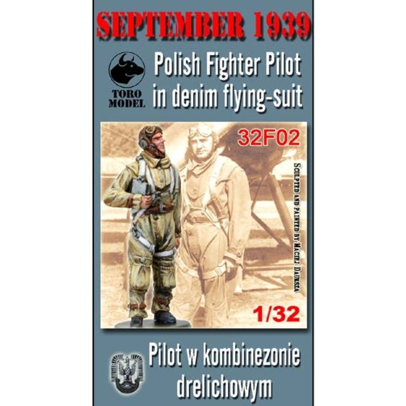 1/32 Polish Fighter Pilot in Denim Flying-Suit September 1939