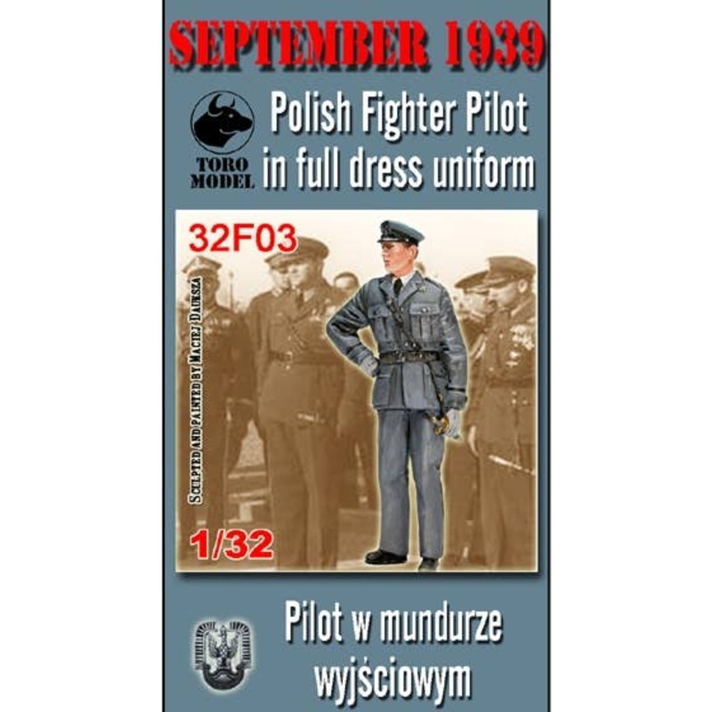 1/32 September 1939 Polish Fighter Pilot In Full Dress Uniform